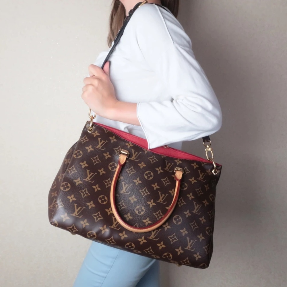 💎 WITH RECEIPT LOUIS VUITTON CERISE PALLAS MM LIKE NEW BAG - Picture 8 of 16